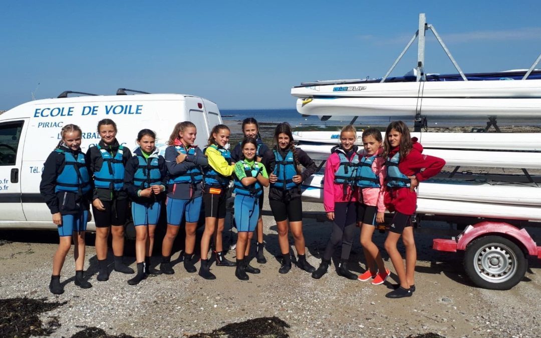 Sortie paddle pour les 6e Voile