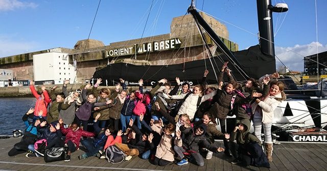 Cité de la voile à Lorient pour les 6e option Voile